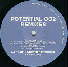 Load image into Gallery viewer, Ben Long : Potential 002 Remixes (12")