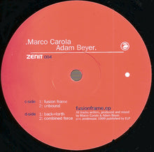 Load image into Gallery viewer, Marco Carola & Adam Beyer : Fusionframe EP (2x12", EP)