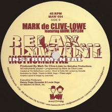 Load image into Gallery viewer, Mark De Clive-Lowe Featuring Abdul Shyllon : Relax... Unwind (12")