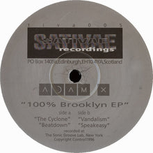 Load image into Gallery viewer, Adam X : 100% Brooklyn EP (12", EP)