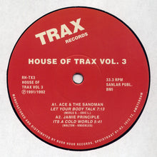 Load image into Gallery viewer, Ace & The Sandman / Jamie Principle : House Of Trax Vol. 3 (12")