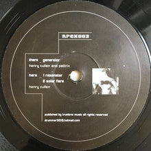 Load image into Gallery viewer, Henry Cullen And Pattrix : Generator (12")