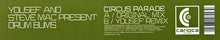 Load image into Gallery viewer, Yousef And Steve Mac Present Drum Bums* : Circus Parade (12")
