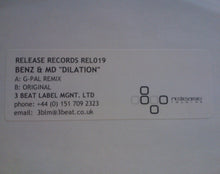Load image into Gallery viewer, Benz & MD : Dilation (12", Promo, W/Lbl, Sti)