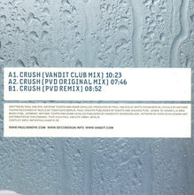 Load image into Gallery viewer, Paul van Dyk Feat. Second Sun : Crush (12")