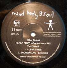 Load image into Gallery viewer, Mind Body & Soul : Clear Skies (12", Promo)