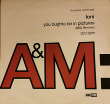 Load image into Gallery viewer, Ioni : You Oughta Be In Pictures (12", Promo)