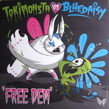 Load image into Gallery viewer, Blue Daisy vs TOKiMONSTA : USD / Free Dem (10", Ltd, Yel)