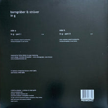 Load image into Gallery viewer, Borngräber & Strüver : In G (LP, Album)