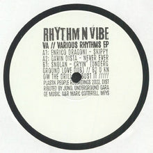 Load image into Gallery viewer, Various : Various Rhythms EP (12", EP)