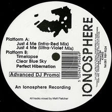 Load image into Gallery viewer, Ionosphere : Just 4 Me (12", Promo)