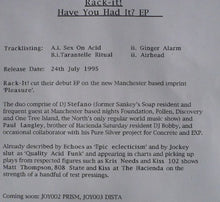 Load image into Gallery viewer, Rack-it! : Have You Had It? EP (12", EP, W/Lbl)