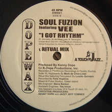 Load image into Gallery viewer, Soul Fuzion Featuring V : I Got Rhythm (12")