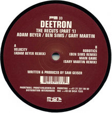 Load image into Gallery viewer, Deetron : The Recuts (Part 1) (12")
