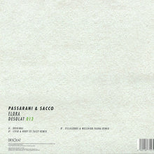 Load image into Gallery viewer, Marco Passarani & Sacco (2) : Flora (12")
