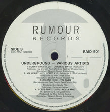 Load image into Gallery viewer, Various : Underground (LP, Comp)