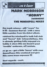 Load image into Gallery viewer, Mark Morrison : Horny (12", Promo)