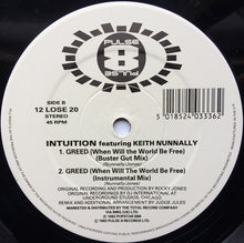 Load image into Gallery viewer, Intuition Featuring Keith Nunnally : Greed (12")