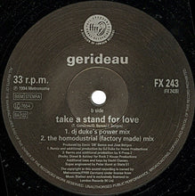 Load image into Gallery viewer, Gerideau : Take A Stand For Love (12", Single)