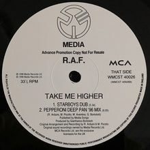 Load image into Gallery viewer, R.A.F. : Take Me Higher (12", Promo)