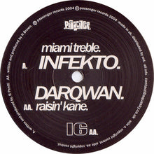 Load image into Gallery viewer, Infekto / Darqwan : Miami Treble / Raisin' Kane (12")