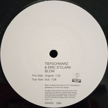 Load image into Gallery viewer, Tiefschwarz & Eric D. Clark : Blow (12")