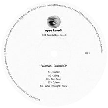 Load image into Gallery viewer, Paleman : Exalted EP (12", EP, Ltd)
