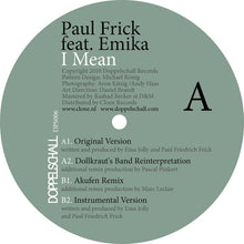 Load image into Gallery viewer, Paul Frick Feat. Emika : I Mean (12", EP)