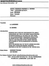 Load image into Gallery viewer, Andreas Kremer vs. Grimes : Lifeform Activity (12")