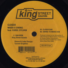 Load image into Gallery viewer, Mood II Swing Feat. Carole Sylvan : Closer (12")