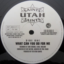 Load image into Gallery viewer, Utah Saints : What Can You Do For Me (12", Single)