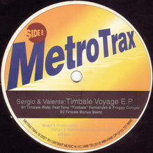 Load image into Gallery viewer, Sergio & Valente : Timbale Voyage E.P. (12", EP)