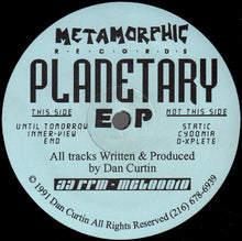 Load image into Gallery viewer, Planetary : Planetary EP (12", EP)