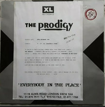 Load image into Gallery viewer, The Prodigy : Everybody In The Place (12", Single, Die)