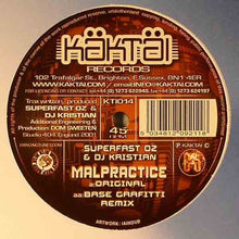 Load image into Gallery viewer, Superfast Oz & DJ Kristian : Malpractice (12")