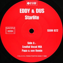 Load image into Gallery viewer, Eddy & Dus : Starlite (Remixes) (12")