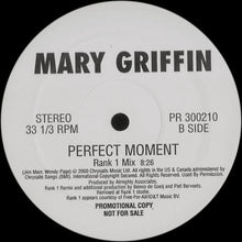 Load image into Gallery viewer, Mary Griffin : Perfect Moment (12", Promo)