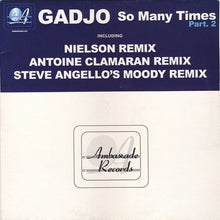Load image into Gallery viewer, Gadjo : So Many Times (Part 2) (12")