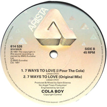 Load image into Gallery viewer, Cola Boy : 7 Ways To Love (12")