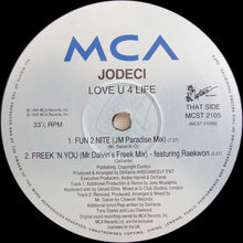 Load image into Gallery viewer, Jodeci : Love U 4 Life (12")
