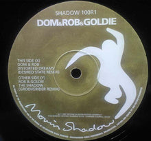 Load image into Gallery viewer, Dom* & Rob* & Goldie : Shadow 100 (Remixes By Desired State & Grooverider) (12", Ltd)