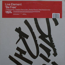 Load image into Gallery viewer, Live Element : Be Free (12")