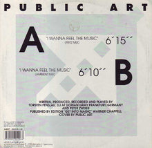 Load image into Gallery viewer, Public Art : I Wanna Feel The Music (12")