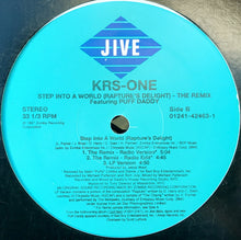 Load image into Gallery viewer, KRS-One : Step Into A World (Rapture's Delight) (The Remix) (12")