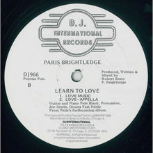 Load image into Gallery viewer, Paris Brightledge : Learn To Love (12")