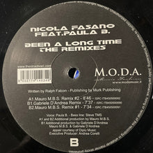 Load image into Gallery viewer, Nicola Fasano Feat. Paula B. : Been A Long Time (The Remixes) (12")