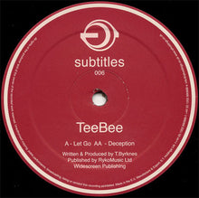 Load image into Gallery viewer, TeeBee : Let Go / Deception (12")