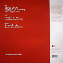 Load image into Gallery viewer, Soul Central Feat. Kathy Brown : Strings Of Life (Stronger On My Own) (12")