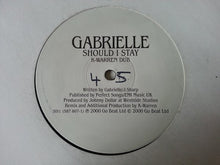 Load image into Gallery viewer, Gabrielle : Should I Stay (K-Warren Mixes) (12")