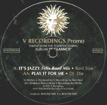 Load image into Gallery viewer, Roni Size / DJ Die : It's Jazzy / Play It For Me (12", Ltd, Promo, Smplr)